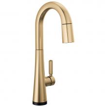 Delta Faucet 9991T-CZ-PR-DST - Monrovia™ Single Handle Pull-Down Bar/Prep Faucet with Touch2O Technology