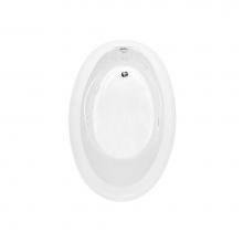 Hamilton Bathware HA001087-E-000-WHT - Drop-in Thermal Cast Acrylic 58 x 39 x 21 Bath in White RN 6040