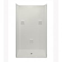 Hamilton Bathware HA001393-C-000-BIS - Alcove AcrylX 37 x 48 x 78 Shower in Biscuit MP 4836 BF 4P .875 C