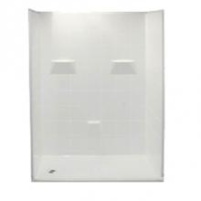 Hamilton Bathware HA001401-R-000-BIS - Alcove AcrylX 31 x 60 x 78 Shower in Biscuit MP 6030 BF 5P 1.0L/R