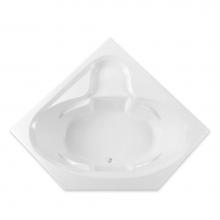 Hamilton Bathware HA001131-C-000-WHT - Drop-in AcrylX 59 x 59 x 23 Bath in White G6060TO