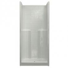 Hamilton Bathware HA001596-C-000-WHT - Alcove Solid Surface 36 x 36 x 80 Shower in White STN3678SH TILE