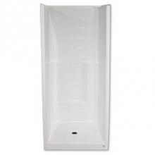 Hamilton Bathware HA001582-C-000-WHT - Alcove AcrylX 42 x 36 x 80 Shower in White M3642 SH Tile