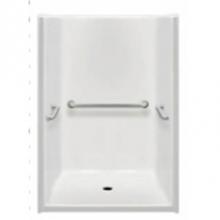 Hamilton Bathware HA001345-XBASE-000-WHT - Alcove AcrylX 37 x 48 x 78 Shower in White G4836IBS