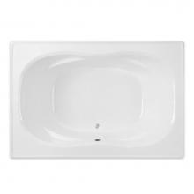 Hamilton Bathware HA001116-C-000-WHT - Drop-in AcrylX 71 x 47 x 23 Bath in White G4872TO