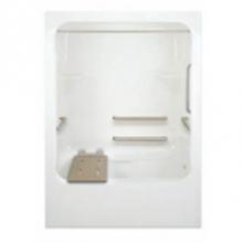 Hamilton Bathware HA001207-X4HBSVBHHL-No System-BIS - Tub Shower A6032TSIBS-4 H BARS W/SEAT, VB, AND HH L-BIS