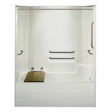 Hamilton Bathware HA001226-XBASER-No System-WHT - Tub Shower G6032TSIBS Tile-BASE MODEL R-WHT