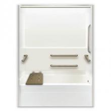 Hamilton Bathware HA001571-XTASADAR-No System-WHT - Tub Shower G6017TSFBIBS2P-TAS R-WHT