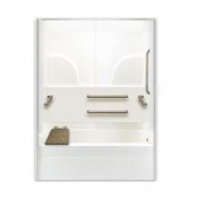 Hamilton Bathware HA001570-XTASADAR-No System-WHT - Tub Shower G3260TSIBS 3P-TAS R-WHT