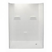 Hamilton Bathware HA001410-L-000-BIS - Alcove AcrylX 36 x 60 x 78 Shower in Biscuit MP 6036 BF 5P L/R