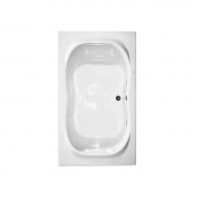 Hamilton Bathware HA001094-C-000-WHT - Drop-in Thermal Cast Acrylic 72 x 42 x 21 Bath in White RN RIO 7242