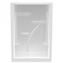 Hamilton Bathware HA001581-C-000-BIS - Alcove Thermal Cast Acrylic 35 x 60 x 90 Shower in Biscuit A6090SH 1S