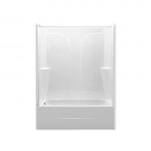 Hamilton Bathware HA001210-R-000-WHT - Alcove AcrylX 27 x 54 x 72 Tub Shower in White CHG 5494 TS 2P