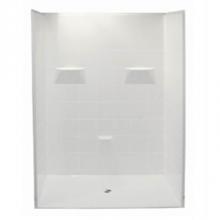 Hamilton Bathware HA001592-C-000-BIS - Alcove AcrylX 49 x 60 x 78 Shower in Biscuit MP 6048 BF 5P .875 C