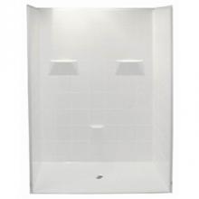 Hamilton Bathware HA001589-C-000-WHT - Alcove AcrylX 33 x 60 x 77 Shower in White MP 6033 BF 5P .75 C