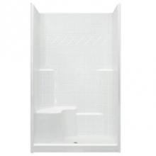 Hamilton Bathware HA001584-R-000-WHT - Alcove 37 x 48 x 79 Shower in White MP 3648 SH 3P 1S 4.0