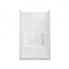 Hamilton Bathware HA001317-C-000-WHT - Alcove Thermal Cast Acrylic 42 x 42 x 80 Shower in White CHM 4242 SH