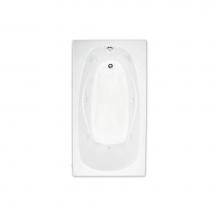 Hamilton Bathware HA001082-E-000-WHT - Drop-in Thermal Cast Acrylic 60 x 36 x 21 Bath in White RN 6636