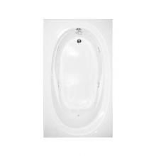 Hamilton Bathware HA001093-E-000-WHT - Drop-in Thermal Cast Acrylic 72 x 42 x 20 Bath in White RN TAHI 6