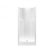 Hamilton Bathware HA001333-C-000-WHT - Alcove AcrylX 36 x 36 x 77 Shower in White G3679SHTile