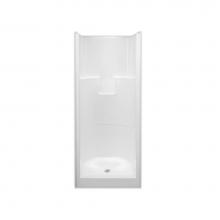 Hamilton Bathware HA001324-C-000-WHT - Alcove AcrylX 33 x 31 x 76 Shower in White G3275SH2P