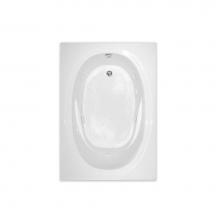 Hamilton Bathware HA001092-E-000-WHT - Drop-in Thermal Cast Acrylic 60 x 42 x 18 Bath in White RN TAHI 5