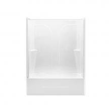 Hamilton Bathware HA001219-L-000-WHT - Alcove AcrylX 27 x 54 x 73 Tub Shower in White G5494TS2P