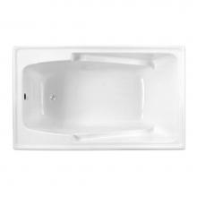 Hamilton Bathware HA001108-E-000-WHT - Drop-in AcrylX 60 x 36 x 23 Bath in White G3660TO