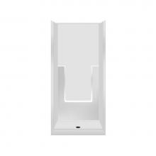 Hamilton Bathware HA001312-C-000-WHT - Alcove Thermal Cast Acrylic 37 x 35 x 77 Shower in White CHG 3636 SH