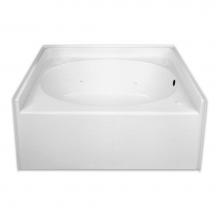 Hamilton Bathware HA001138-R-000-WHT - Alcove AcrylX 60 x 42 x 27 Bath in White GGTNSTO