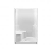 Hamilton Bathware HA001313-R-000-WHT - Alcove Thermal Cast Acrylic 37 x 48 x 78 Shower in White CHG 4837 SH