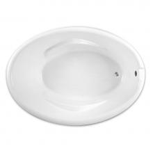 Hamilton Bathware HA001110-E-000-WHT - Drop-in AcrylX 59 x 41 x 22 Bath in White G4260OV