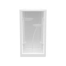 Hamilton Bathware HA001576-C-000-BIS - Alcove Thermal Cast Acrylic 35 x 48 x 90 Shower in Biscuit A4890SH NS