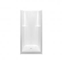 Hamilton Bathware HA001329-C-000-WHT - Alcove AcrylX 37 x 36 x 76 Shower in White G3637SH