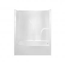 Hamilton Bathware HA001236-R-000-WHT - Alcove AcrylX 32 x 60 x 77 Tub Shower in White G6078TS