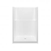 Hamilton Bathware HA001344-C-000-WHT - Alcove AcrylX 35 x 48 x 73 Shower in White G4835SHNS