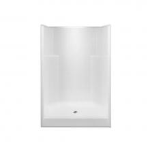 Hamilton Bathware HA001346-C-000-WHT - Alcove AcrylX 35 x 48 x 74 Shower in White G4836SHNSTile