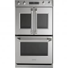 Monogram ZET2FLSS - Monogram 30'' Professional French-Door Electronic Convection Double Wall Oven