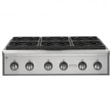 Monogram ZGU366NPSS - Monogram 36'' Professional Gas Rangetop with 6 Burners (Natural Gas)