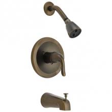 OmniPro OPB-730ORB - Pressure Balance T/S Valve,L/Stops   Oil Rubbed Bronze Trim,S/O Div Spt  Metal Lever Hndl, Cc Or I