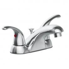 OmniPro OPB-401C - 4'' Two Handle Lavatory Faucet, Chrome Finish