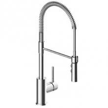 OmniPro OPH-155C - Single Handle Cp Industrial Spring Neck Faucet