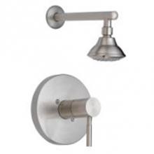 OmniPro OPH-720BN - Shower Only, Brushed Nickel, Single Lever Handle With Pressure Balancing Valve With Stops