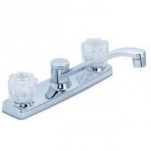 OmniPro OPV-202C - 8'' Deck Faucet, Washerless