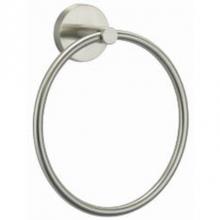 OmniPro OPH-TRBN - 7'' Round Brushed Nickel Towel Ring Highlight Collection