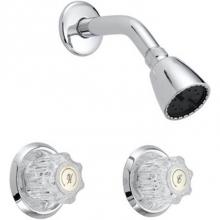 OmniPro OPV-822C - Two Valve Washerless Shower Valve With Acrylic Handles