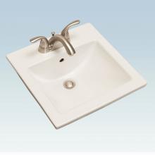 Western Pottery L140-1-W - Drop-In, Square 1 Hole for Faucet