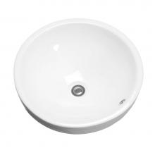 Western Pottery L340 - Above Counter Round Vessel Sink