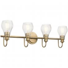 Kichler 45393CLZ - Greenbrier™ 4 Light Vanity Light Classic Bronze