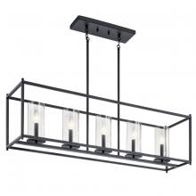 Kichler 43995BK - Linear Chandelier 5Lt